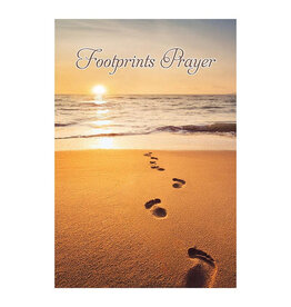 Alfred Mainzer Recovery Card - Footprints Prayer