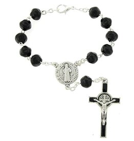McVan Black St. Benedict Auto Rosary
