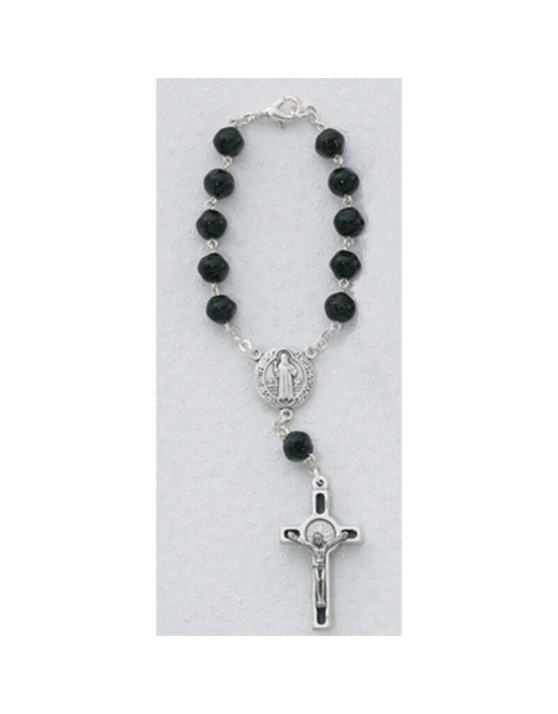 McVan Black St. Benedict Auto Rosary