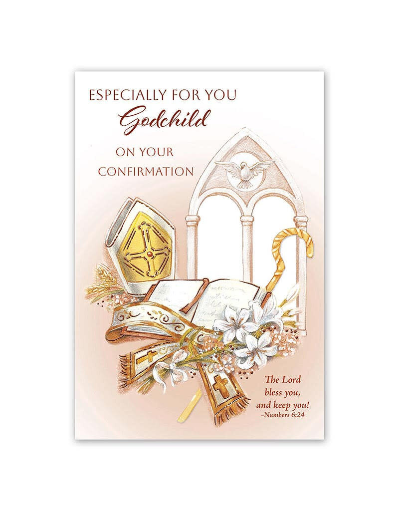 Alfred Mainzer Confirmation Card - Especially For You Godchild