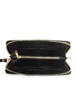 "Gloria" Faux Leather Wallet (Marian Monogram)