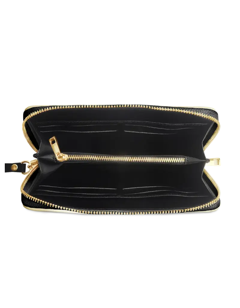 "Gloria" Faux Leather Wallet (Marian Monogram)