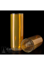 Cathedral Candle Co. Inserta-Lite Glass  Globe (Amber)