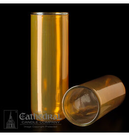 Cathedral Candle Co. Inserta-Lite Glass  Globe (Amber)