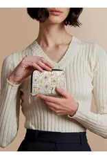 "Credo" Faux Leather Mini Wallet (Gold and White Chalice)