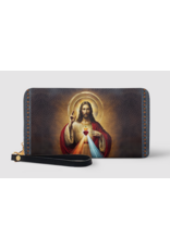 "Savior" Faux Leather Wallet (Jesus, Sacred Heart)