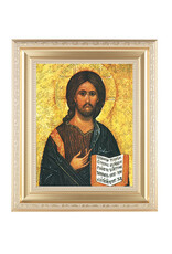 WJ Hirten Christ All Knowing (Gold Frame)