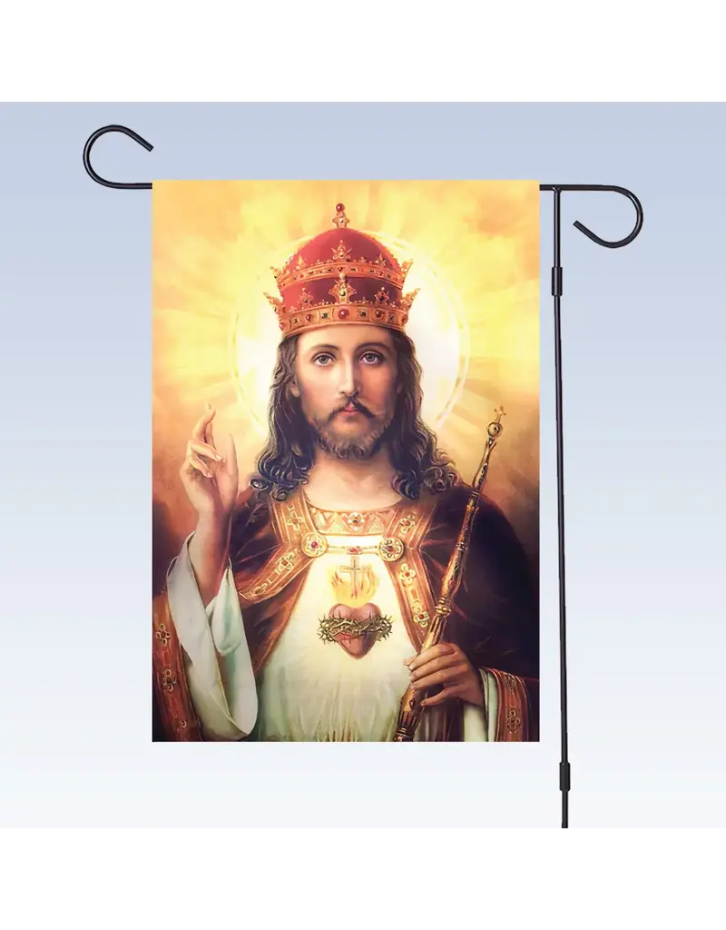 Christ the King Garden Flag