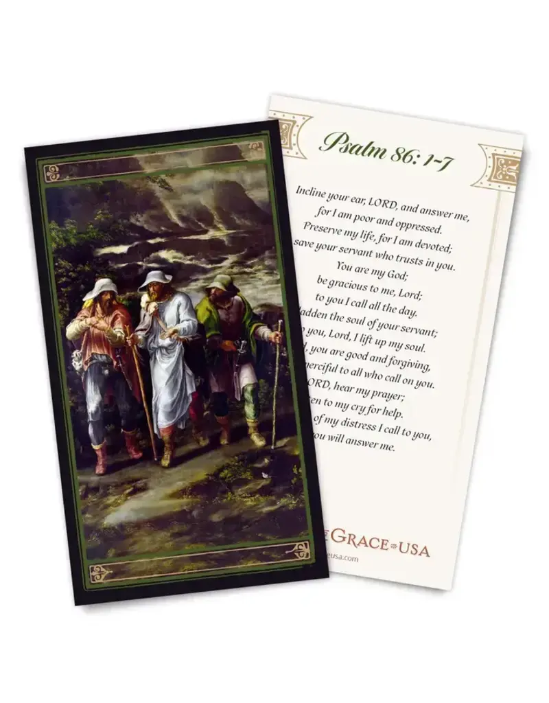 The Retro- A Full of Grace USA Company Psalm 86 Retro Holy Card (Incline Your Ear)