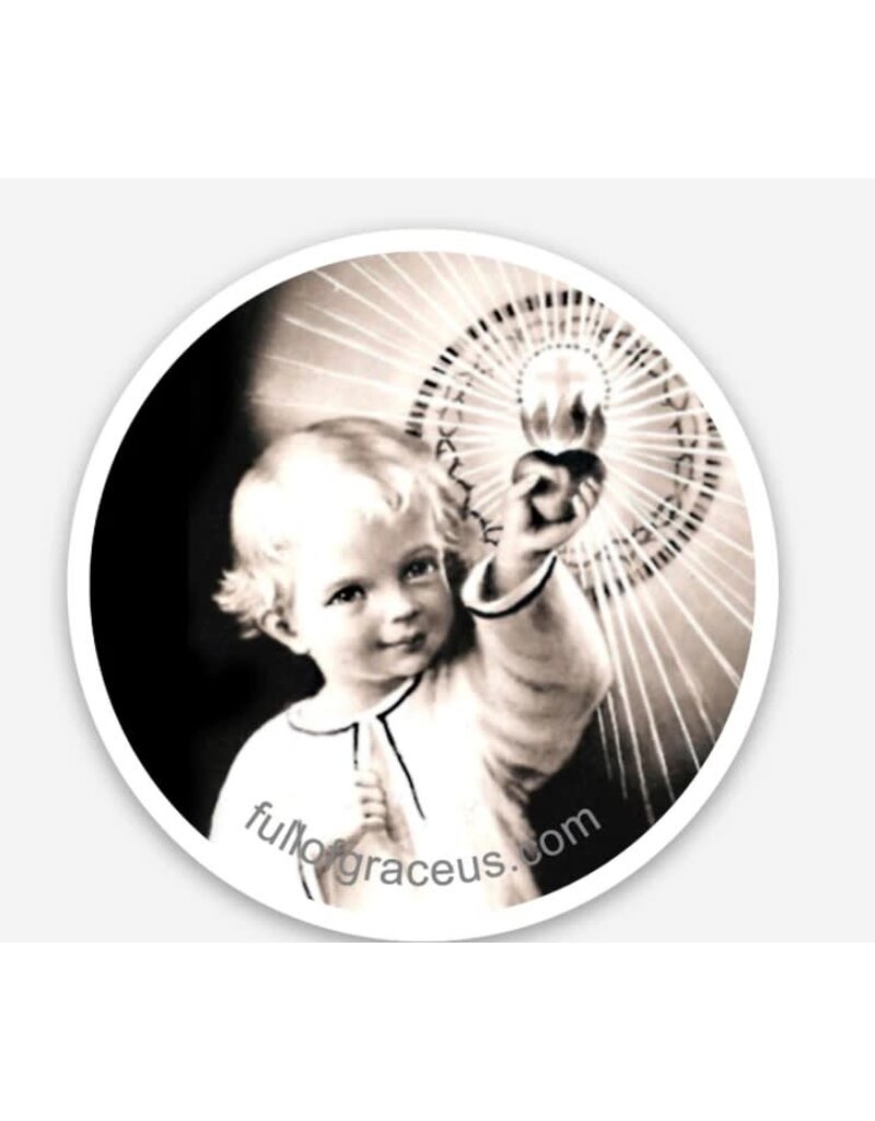 The Retro- A Full of Grace USA Company "See, O See How I Love Thee" Round Decal