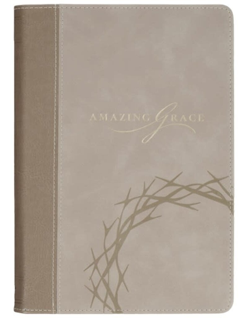 Christian Art Gifts Journal: Classic Taupe Amazing Grace, Isaiah 53:5