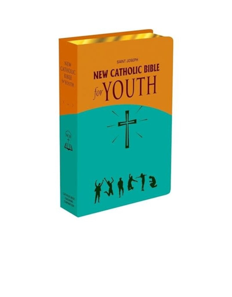 Catholic Book Publishing Corp New Catholic Bible For Youth-Teal/Gold Dura-Lux Cover
