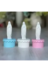 Be Still Prayer Space 3D Printed Light Blue First Communion Keepsake Box, Praying Mary