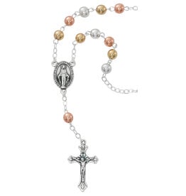 McVan 6mm Copper, Silver, Bronze Auto Rosary