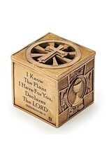 Joseph's Studio 3.5" Sacrament Keepsake Box - Jeremiah 29:11 I Know the Plans I Have For You