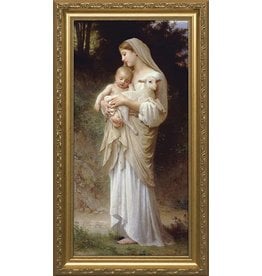 Catholic to the Max 8" x 16" L'Innocence - Standard Gold Framed Art
