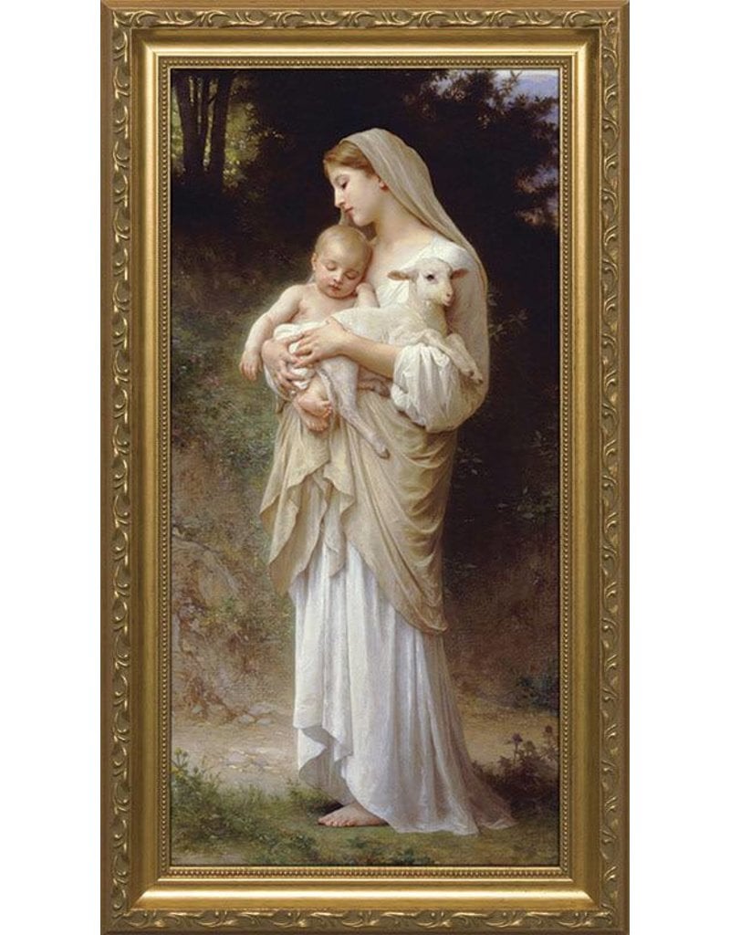 Catholic to the Max 8" x 16" L'Innocence - Standard Gold Framed Art