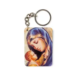 Logos Trading Post Virgin of Tenderness - Wooden Icon Keychain