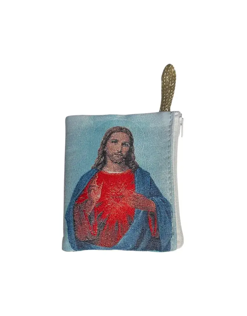 Oremus Mercy Sacred Heart of Jesus Rosary Pouch (3" x 4")