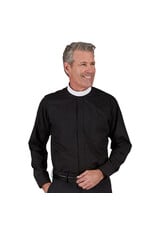 RJ Toomey R.J. Toomey Long Sleeve Neckband Shirt 34/35 15.5 neck