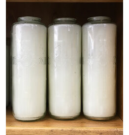 Cathedral Candle Co. Sacralux 12% Beeswax 8 Day Glass Bottle