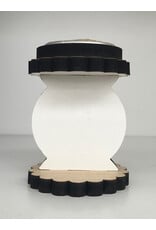 Blessed Americas Mini Our Lady of Lourdes Wood Stand with Candle