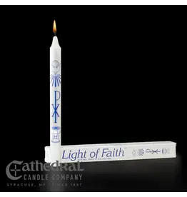 Cathedral Candle Co. Candle-Baptismal Light of Faith (3/4" x 9 1/4")