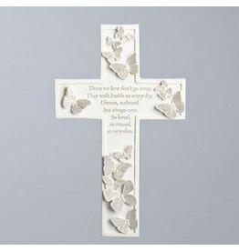 Roman, Inc 8" Wall Cross - Butterfly Memorial: Those We Love...