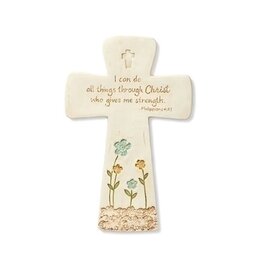 Roman, Inc Wall Cross-I Can Do All Things... (8.25")