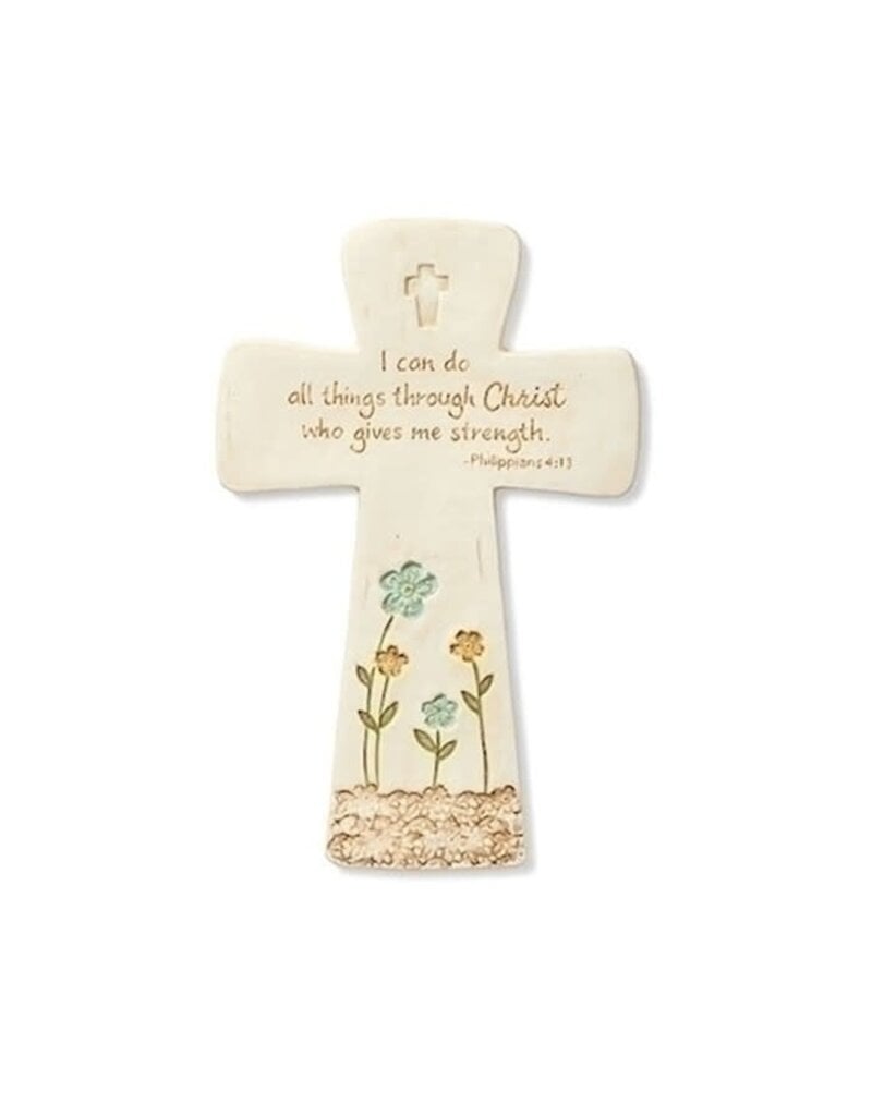 Roman, Inc Wall Cross-I Can Do All Things... (8.25")