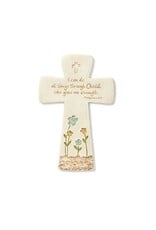 Roman, Inc Wall Cross-I Can Do All Things... (8.25")