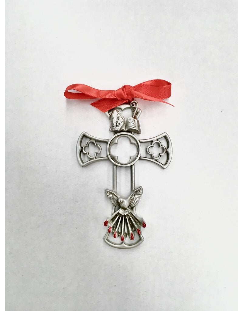 WJ Hirten Pewter Confirmation Cross