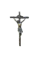 Veronese Collection 10" Crucifix in Lightly Hand-Painted Cold Cast Bronze