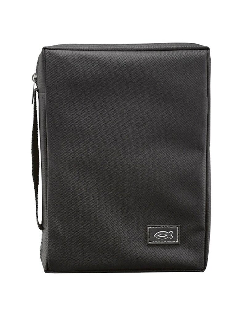 Christian Art Gifts Bible Cover-Super Value-XS-Black (Compact)