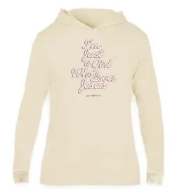 Kerusso Grace & Truth Womens Hooded T-Shirt Just A Girl - L