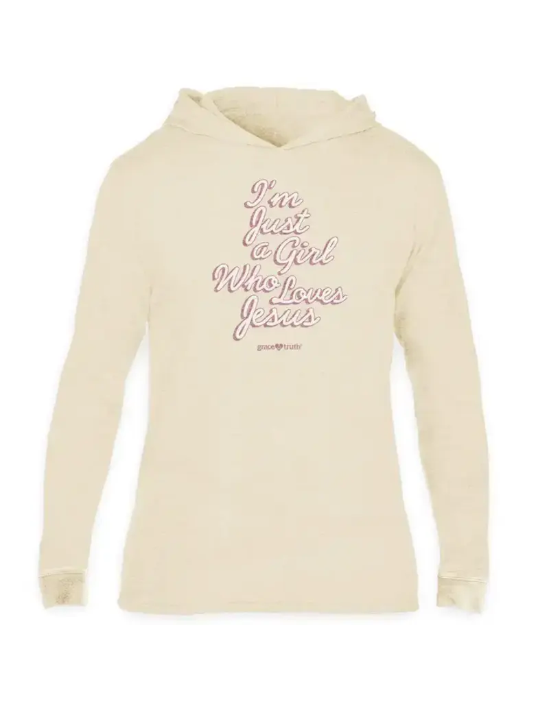 Kerusso Grace & Truth Womens Hooded T-Shirt Just A Girl - L