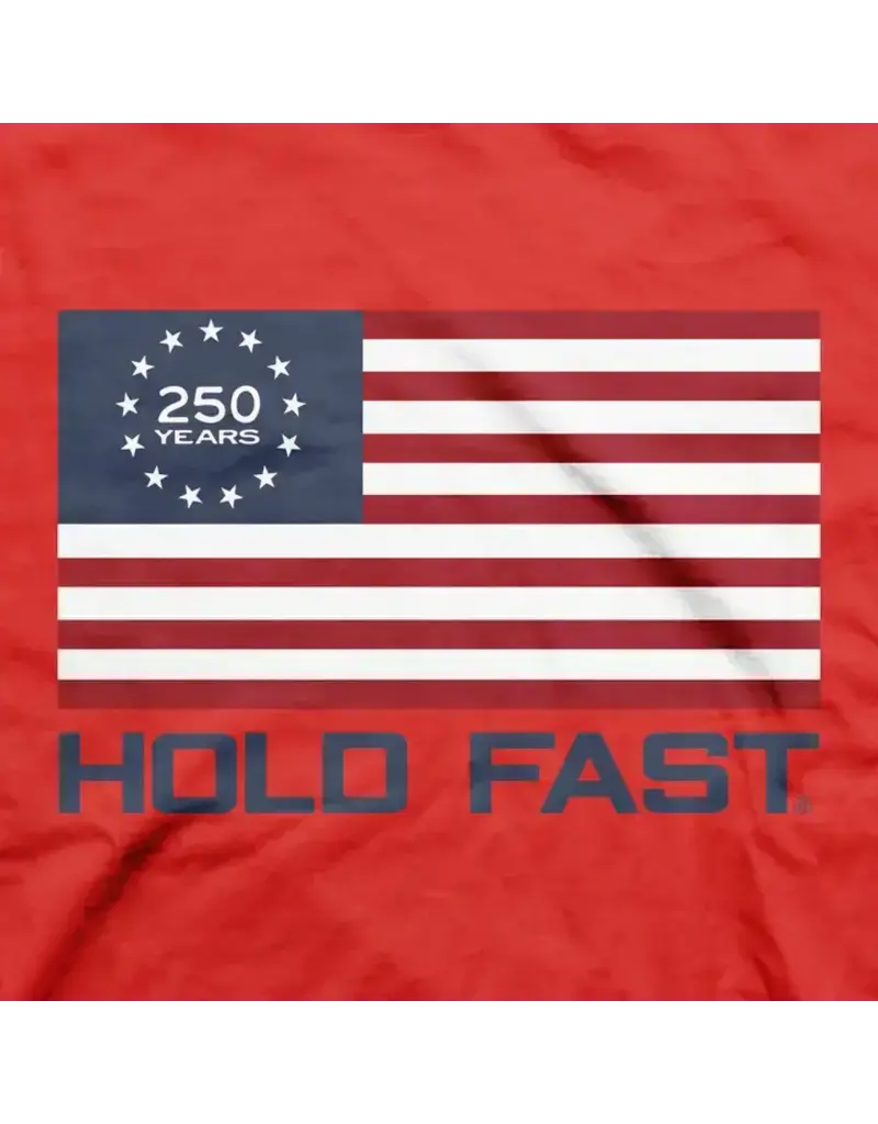 Kerusso Hold Fast Adult T-Shirt USA Strong Red - L