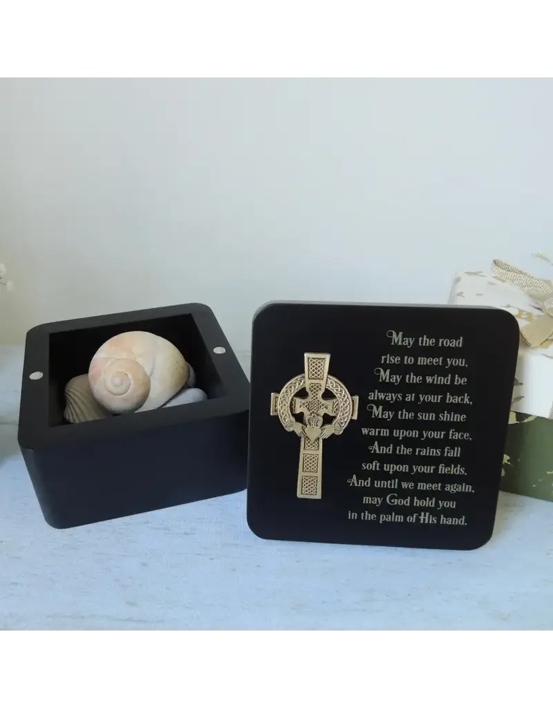 Abbey & CA Gift Irish Claddagh Cross Keepsake Box