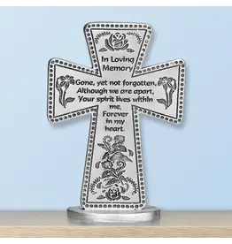 Abbey & CA Gift In Loving Memory Standing Memorial Message Cross