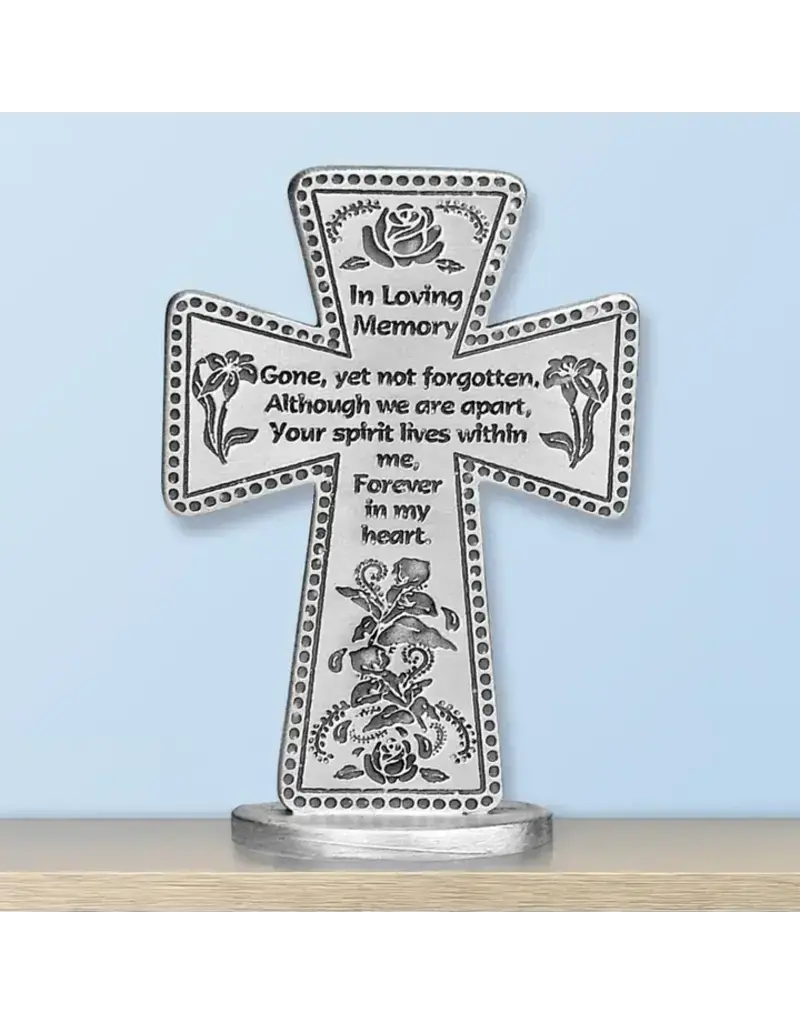 Abbey & CA Gift In Loving Memory Standing Memorial Message Cross