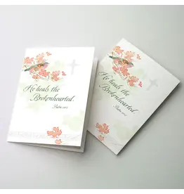 Altar + Home He Heals the Brokenhearted Greeting Card