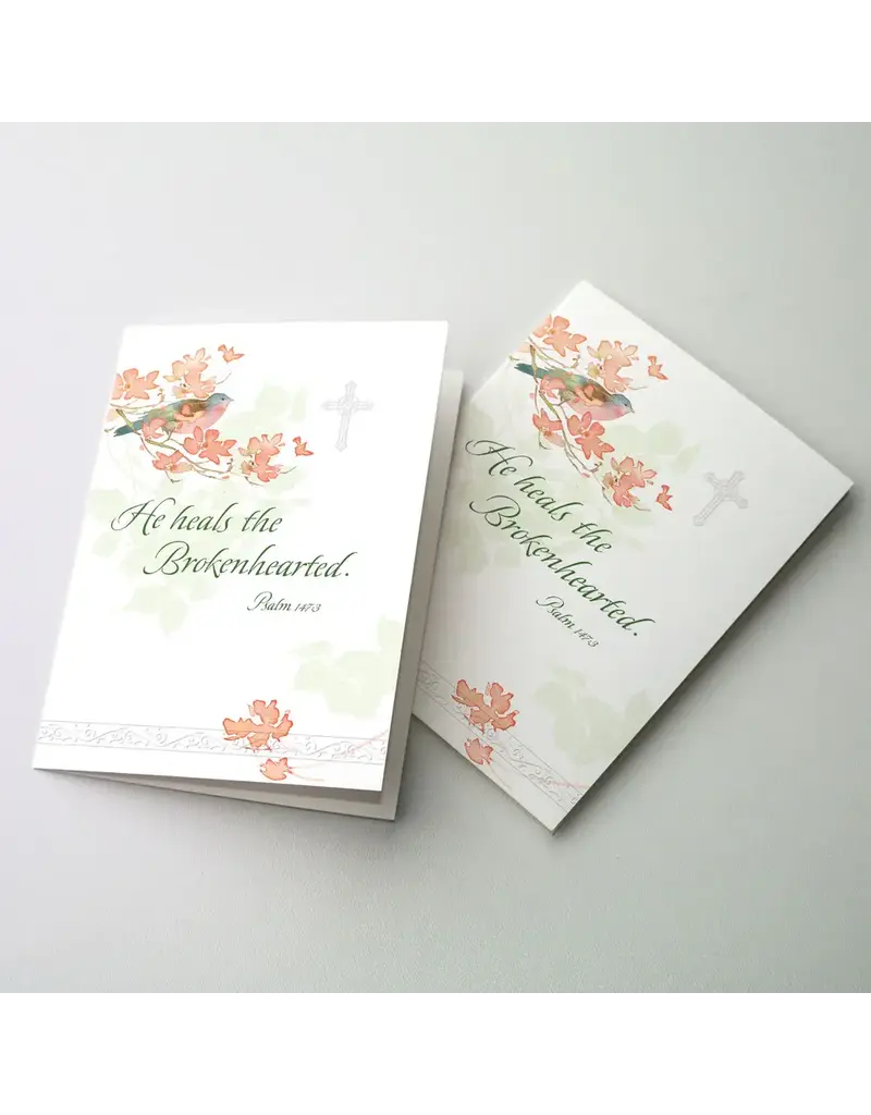 Altar + Home He Heals the Brokenhearted Greeting Card