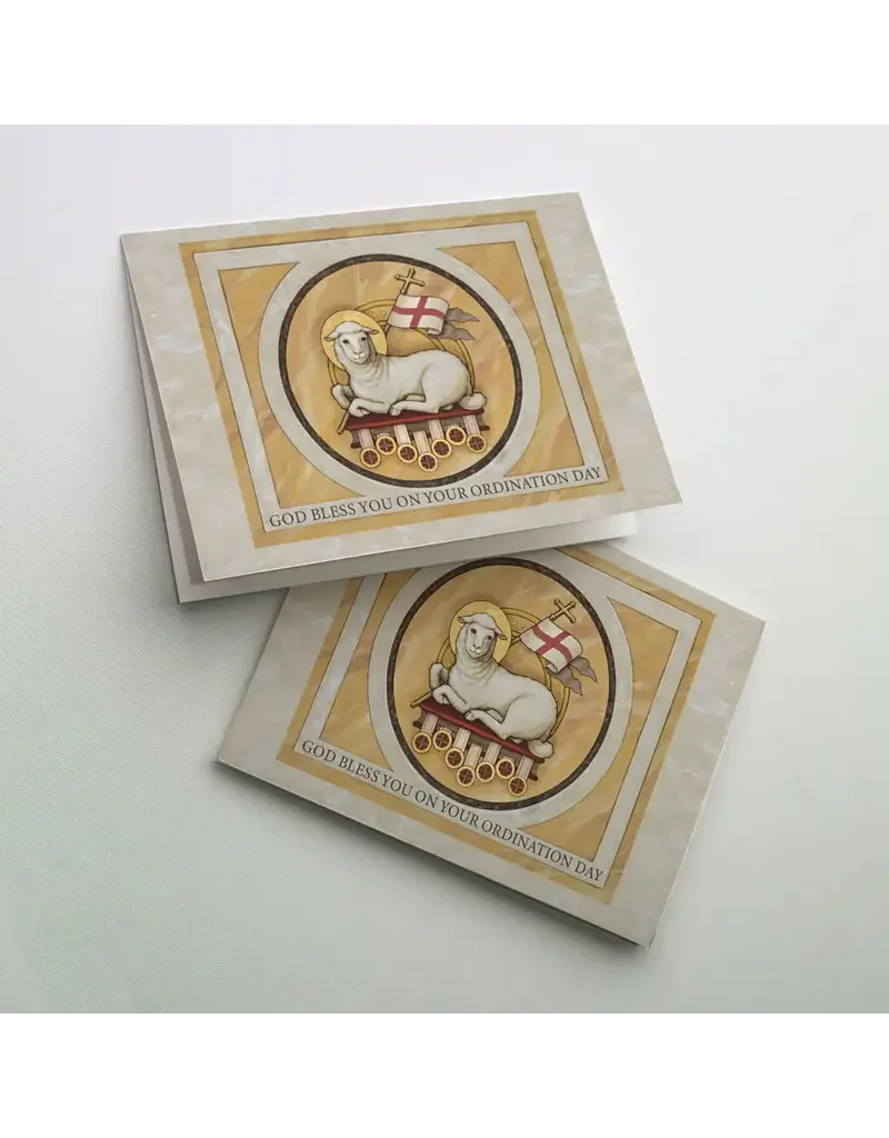 Altar + Home God Bless You on Your Ordination Day - Priest Ordination Card
