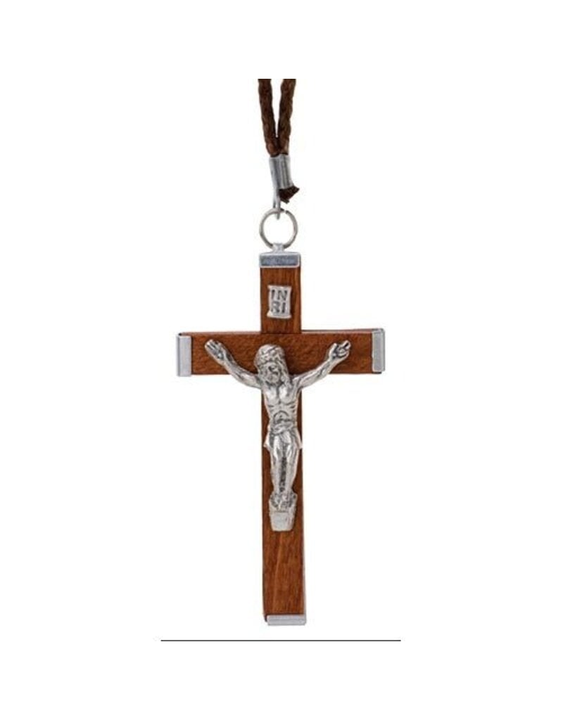 Religious Art Inc Wood Crucifix on 30" cord