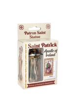 WJ Hirten 4" Statue with Prayer Card St. Patrick