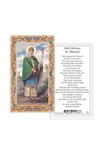WJ Hirten 4" Statue with Prayer Card St. Patrick