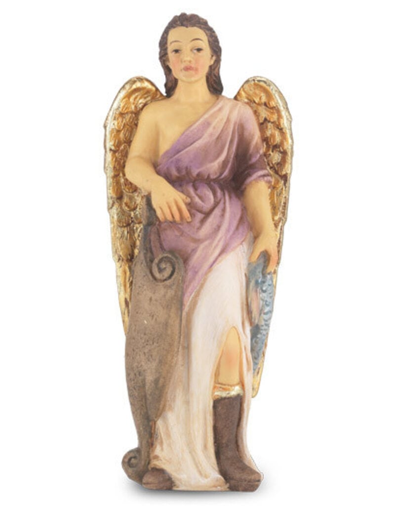 WJ Hirten 4" Statue with Prayer Card St. Raphael