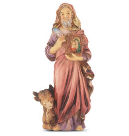WJ Hirten 4" Statue with Prayer Card St. Luke