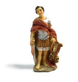 WJ Hirten 4" Statue with Prayer Card St. Genesius