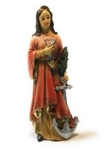 WJ Hirten 4" Statue with Prayer Card St. Philomena